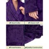PAVILIA Womens Robe Fleece Plush Soft, Fluffy Fuzzy Cozy Warm Lightweight Bathrobe, Shower Spa House Long - 3 of 4