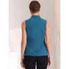 Allegra K Women's Office V Neck Vintage Sleeveless Work Tank Tops - image 3 of 4