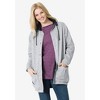Woman Within Plus Size Fleece Nylon Reversible Jacket - 4 of 4