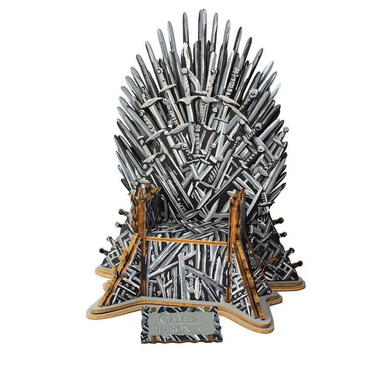 Educa Borras Game of Thrones Iron Throne 56 Piece 3D Monument Wood Puzzle, 1 of 6