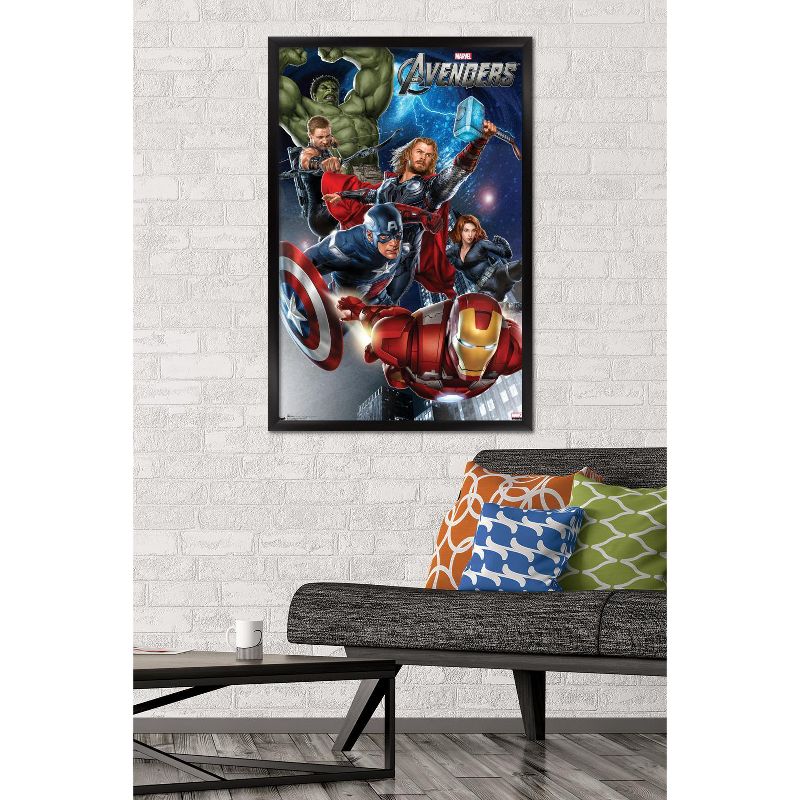 Trends International Marvel Cinematic Universe - Avengers - Group Framed Wall Poster Prints, 2 of 7