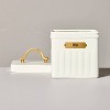 Metal Tea Tin Cream/Brass - Hearth & Hand™ with Magnolia - 4 of 4