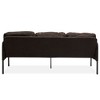 PAGED 3 Seater Sofa Modern Upholstered Sofa Comfy Small Couches with Ottoman for Living Room, Home Office - 3 of 4
