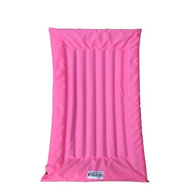 The Better Options Company Lazy Dog Lounger Lake Pool and River Water Raft Floating Swim Mat for Small and Medium Dogs Up To 25 Pounds, Small, Pink