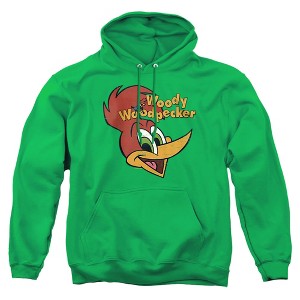 Woody Woodpecker Retro Logo Adult Pull-Over Hoodie - 1 of 4