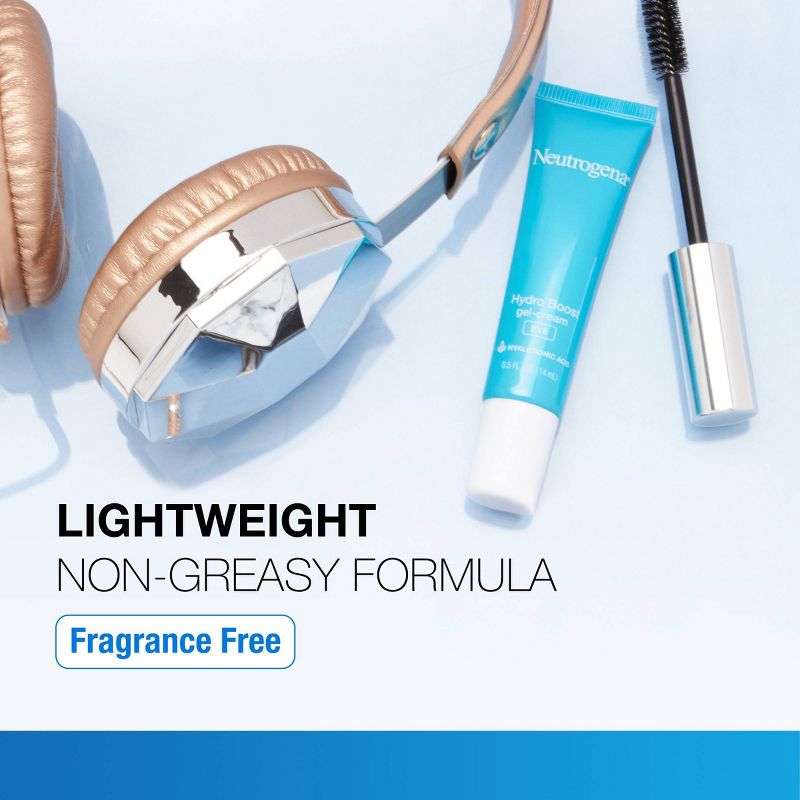 Neutrogena Hydro Boost Under Eye Gel Cream with Hyaluronic Acid - Fragrance Free - 0.5 fl oz, 5 of 13
