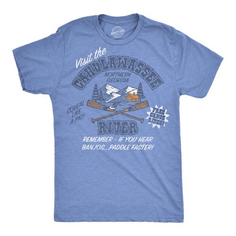 Мужские футболки Crazy Dog T-Shirts, Inc. Mens Funny T Shirts Visit The Cahulawassee River Sarcastic Movie Graphic Novelty Tee For Men - Crazy Dog Men's T Shirt With Movie Sayings Light M