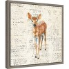 Amanti Art Into the Woods III no Border (Deer) by Emily Adams Canvas Wall Art Print Framed 16-in. x 16-in. - 3 of 4