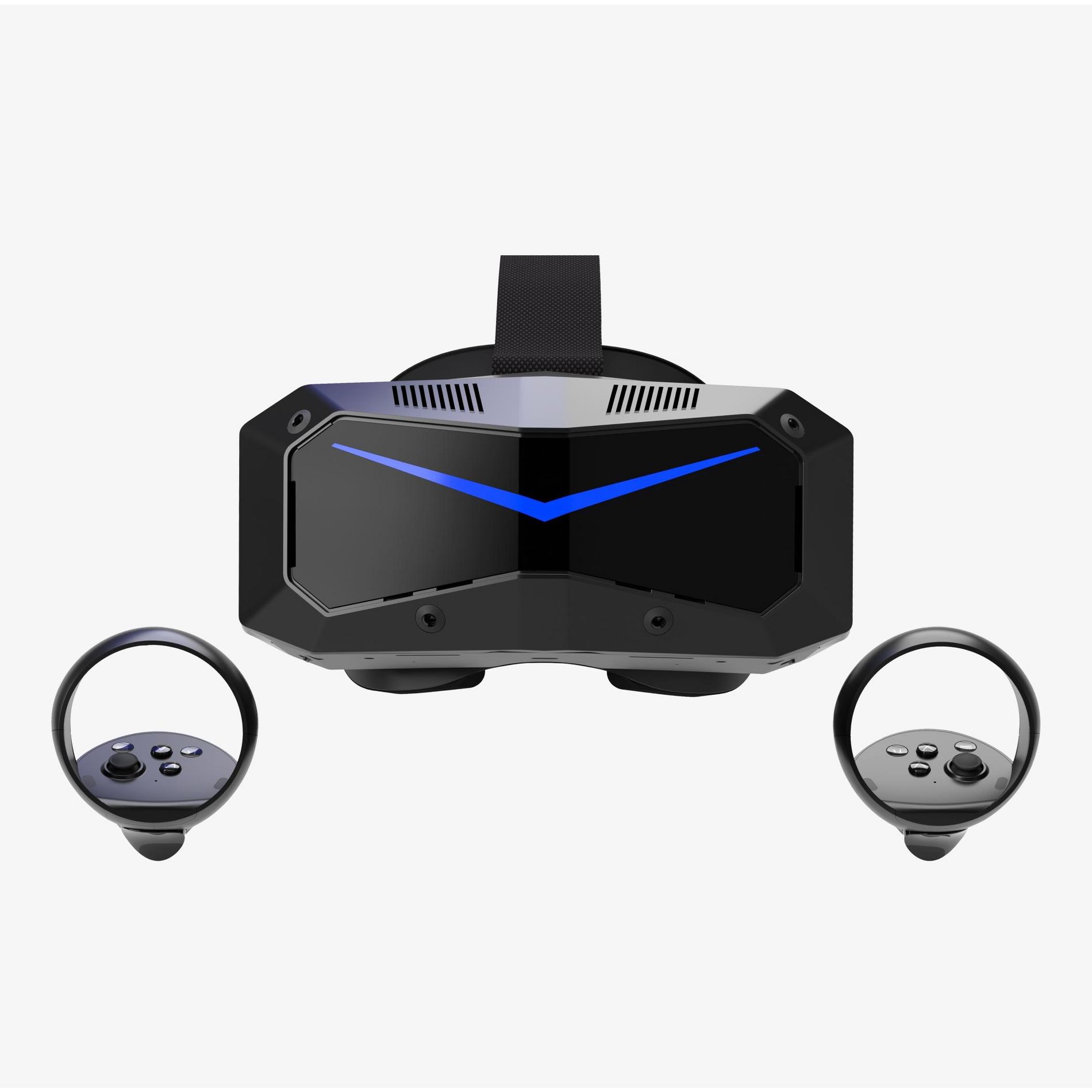 Pimax Crystal Super PCVR Headset, 3840×3840 ultra-clear display, lightweight, ideal for flight/racing sims & VR gaming, dual tracking options