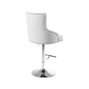 Meridian Furniture,Claude White Velvet Adjustable Stool - 2 of 4