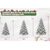 Artificial Trees Christmas PE&PVC Faux Tree Indoor With 768 Branch Tips,Metal Stand And Realistic Snowflake,Home Decoration-Maison Boucle - 4 of 4