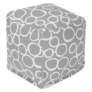Majestic Home Goods,Cube Pouf Fusion - 1 of 4