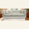 GDFStudio Tilo 83'' Mid-Century Modern 3-Seater Velvet Upholstered Sofa with 2 Pillows and Chesterfield Charm - 4 of 4