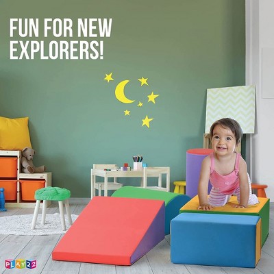 Colorful 5-Piece Foam Climbing and Crawling Play Set