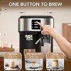 Kismile Espresso and Cappuccino Machine 15 Bar, 1300W Latte Machine with Automatic Milk Frother, Espresso Maker for Ground Coffee & Coffee Capsules - 2 of 3