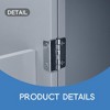 Elegant Bathroom Floor Storage Cabinet, Bathroom Storage Unit, Freestanding Cabinet with 4 Doors, Adjustable Shelves - Leovsnove - 4 of 4