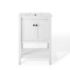 Modway Prestige 24" Bathroom Vanity in White, 24 Inch - 4 of 4