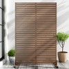 Lirago 72 in Galvanized Fence Panels Outdoor Privacy Screen - 2 of 4