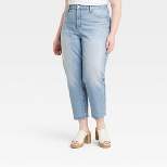 Women's Plus Size High-Rise Vintage Straight Jeans - Universal Thread™ Indigo 16W