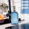 2-Pack Soap Dispenser, 13.5 oz Glass Soap Dispenser with Stainless Steel Pump, Liquid Hand Soap Dispenser - 2 of 4