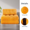 MAXYOYO Corduroy Folding Sofa Bed, Convertible Sleeper Chair with Pillow Foldable Mattress with Back Support - 4 of 4