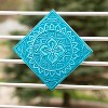 Sullivans Mediterranean Motif Wall Tiles Set of 4  12.5"H Blue - 4 of 4