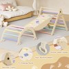 BABYYER Pikler Triangle Set, Baby Climbing Toy with Arch, Ramp and Climbing Triangle, Indoor Jungle Gyms for Toddlers 1-3 - 2 of 4