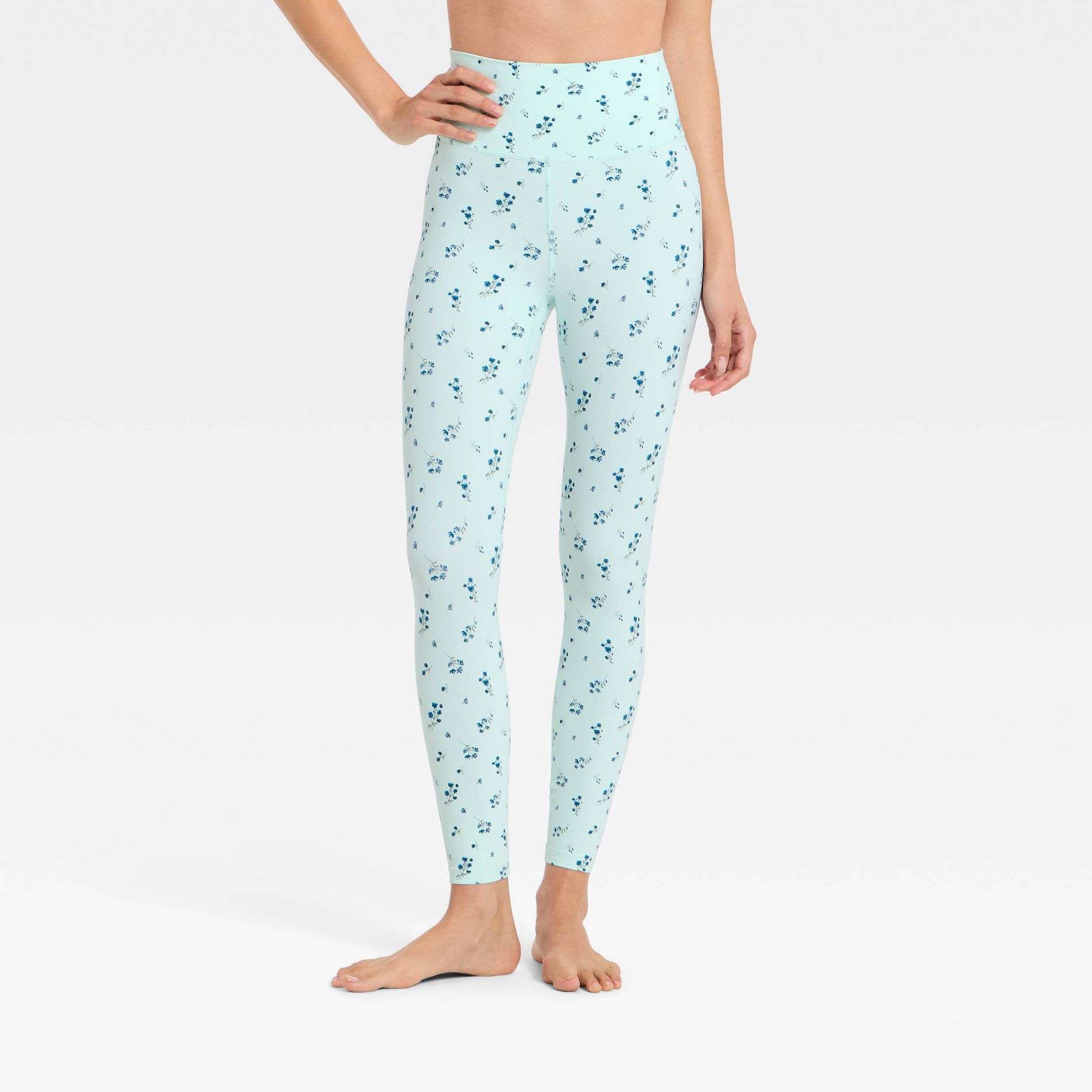 Women's Everyday Soft Ultra High-Rise 7/8 Leggings - All In Motion™ Mint Green M