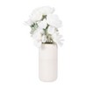 Sagebrook Home Ceramic Vase Contemporary Grooved Design Decorative Table Accent - 2 of 4