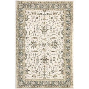 Oriental Weavers Andorra 9537P Ivory/ Grey Indoor Area Rug - 3'3" x 5'2" - 1 of 2