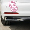 TruAIR Hello Kitty Stop Riding Car Sticker - 3 of 4