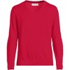 Lands' End Men's Fine Gauge Cotton V Neck Sweater - 3 of 3