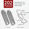Impresa [202 Pieces] T Post Wire Fence Clips & Wire Twister Tool - 200 Fence Post Clips & 2 Extra Thick Clip Bender Tools - 3 of 4