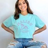 Simply Sage Market Women's Malibu California Short Sleeve Garment Dyed Tee - 2 of 2