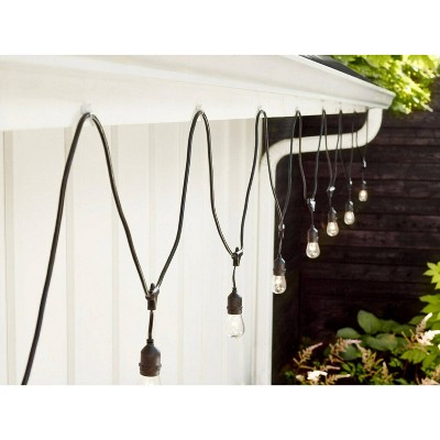 Small Clear Plastic Outdoor Light Clips Value Pack