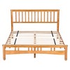Queen Size Wooden Platform Bed with Headboard - 2 of 4