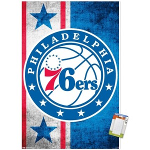 Trends International NBA Philadelphia 76ers - Logo 15 Unframed Wall Poster Prints - 1 of 4