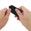 Unique Bargains Comfortable Three Sides Black Sand Nail Buffers 10 Pcs - 2 of 4