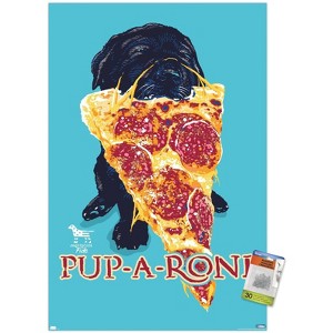 Trends International Jim Baldwin - Pup-a-roni Unframed Wall Poster Prints - 1 of 4