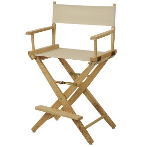 Extra Wide Directors Chair Natural Frame - Casual Home - 1 of 4