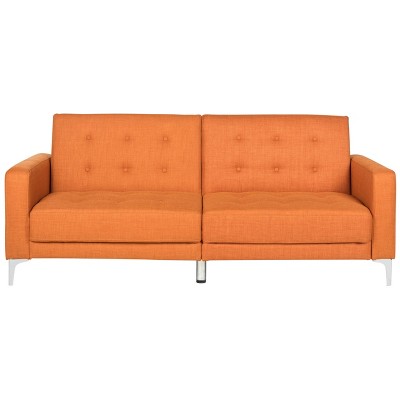 Soho Foldable Futon Bed Orange - Safavieh