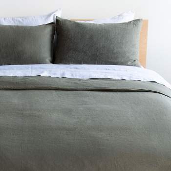100% French Linen Duvet Cover & Sham Set | BOKSER Home.