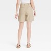 Women's High-Rise Tie-Waist Linen Trouser Shorts - Universal Thread™ - 2 of 3