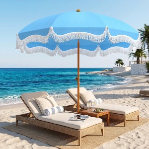 beach patio umbrellas Cantilever | 10 x 13 making it resistant to bending or breaking in windy conditions Patio Umbrellas & Cantilever Shades