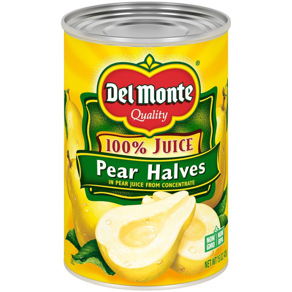 UPC 024000167242 product image for Del Monte Bartlett Pear Halves in 100% Real Fruit Juice - 15oz | upcitemdb.com