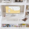 FUFU&GAGA Desk Computer Table with Storage Shelves Minimalist Style - 3 of 4