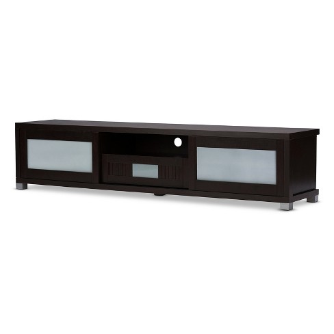 Gerhardine Wood Cabinet With 2 Sliding Doors And Drawer Tv Stand