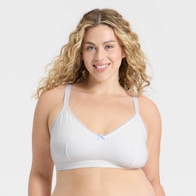Women's Pointelle Triangle Bralette - Wild Fable™