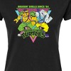 Women's - Teenage Mutant Ninja Turtles - 80S Bebop Rocksteady Fitted Graphic T-Shirt - 2 of 3
