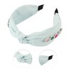 Unique Bargains Women's Elegant Heart Faux Diamond Wide Hairband 6.89"x5.51" 1 Pc - 3 of 3